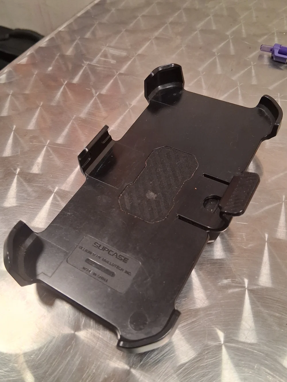 Supcase Black Phone Clip Mount - Secure Universal Grip